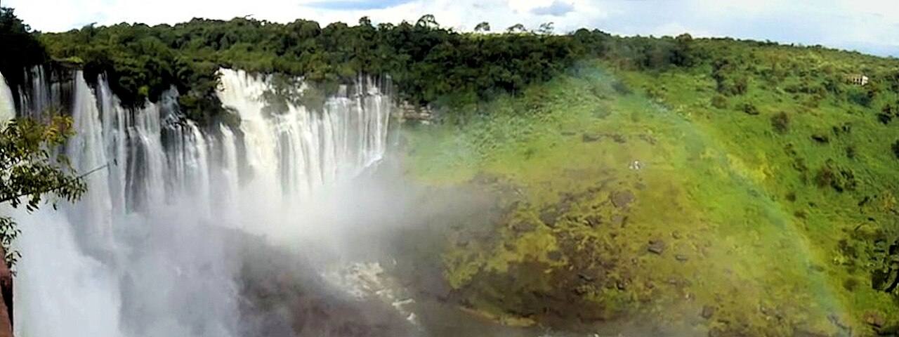 Panorâmica das Quedas de Kalandula, em Malanje